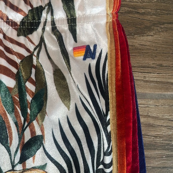 Aviator Nation Jungle Print velvet Pant RARE - Picture 4 of 6